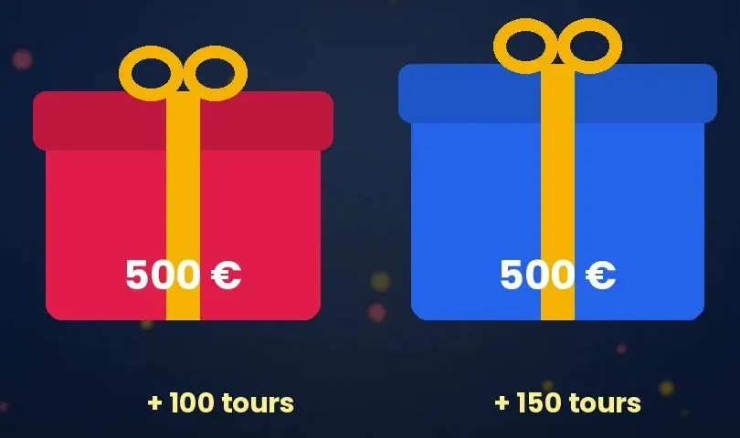Illustration du pack Shiny Wilds : deux coffrets de 500 €, 100 puis 150 tours gratuits